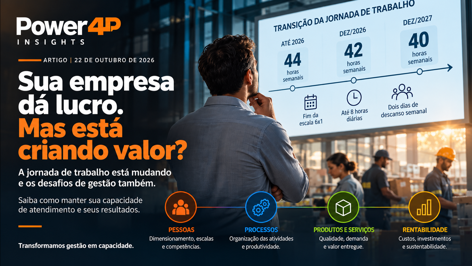 Sua empresa dá lucro. Mas está criando valor?