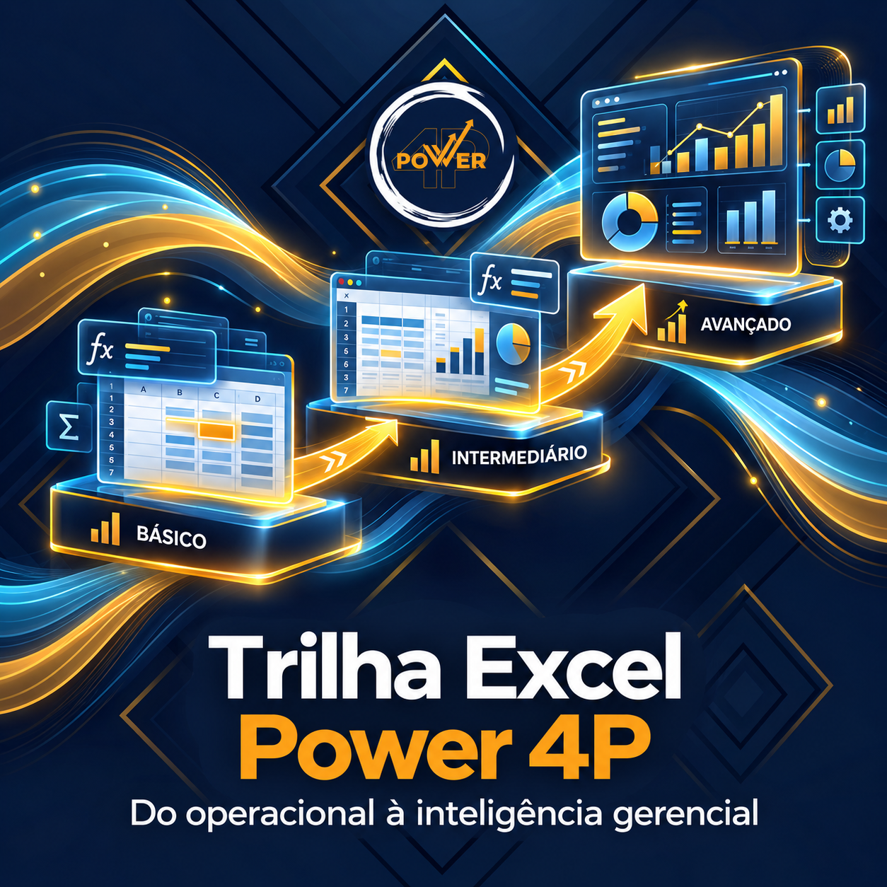 Trilha Excel Power 4P — do operacional à inteligência gerencial